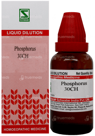 Dr Willmar Schwabe Phosphorus 30ch Dilution 30ml
